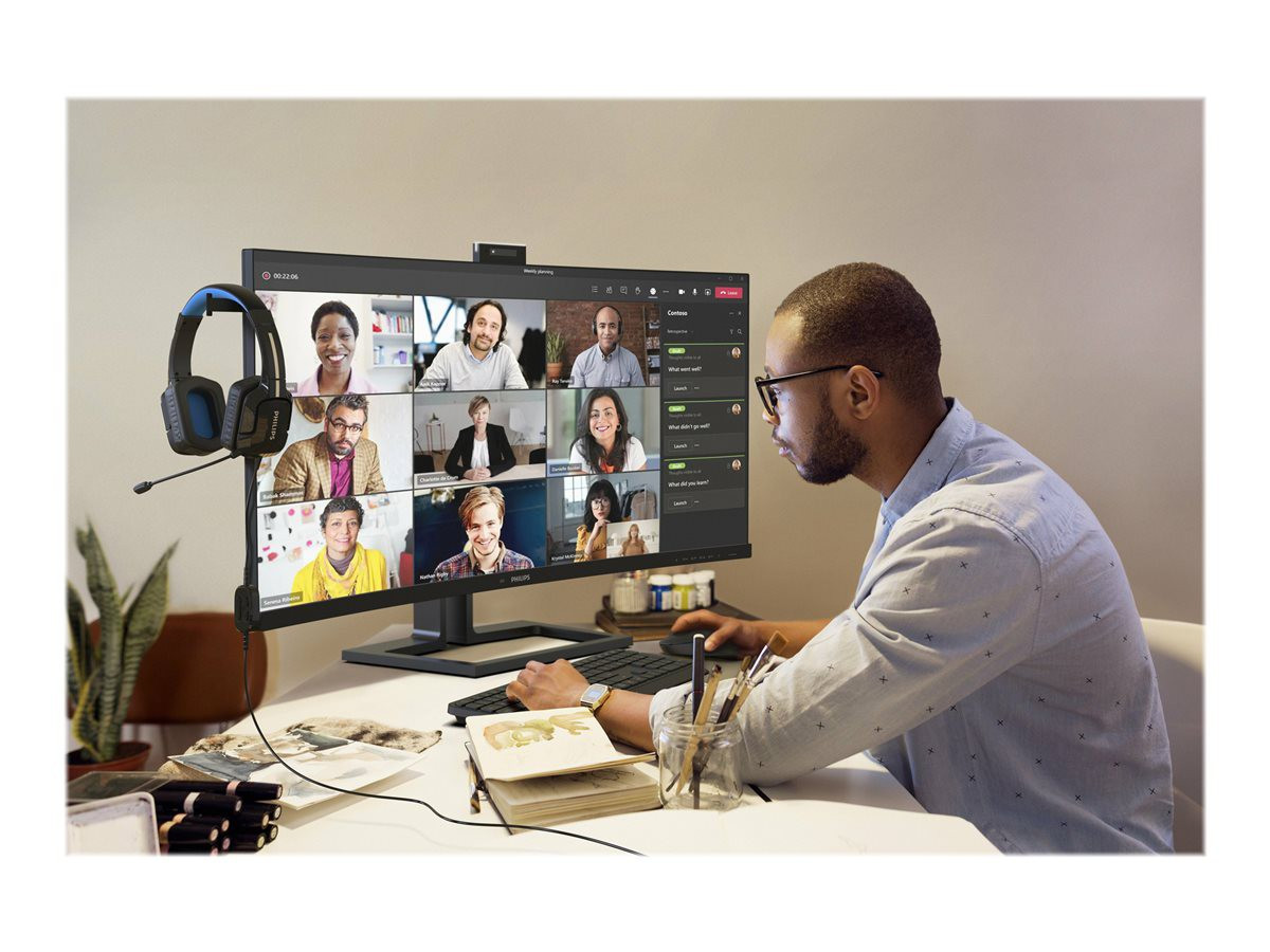 PHILIPS 39.7inch IPS Curved Monitor
