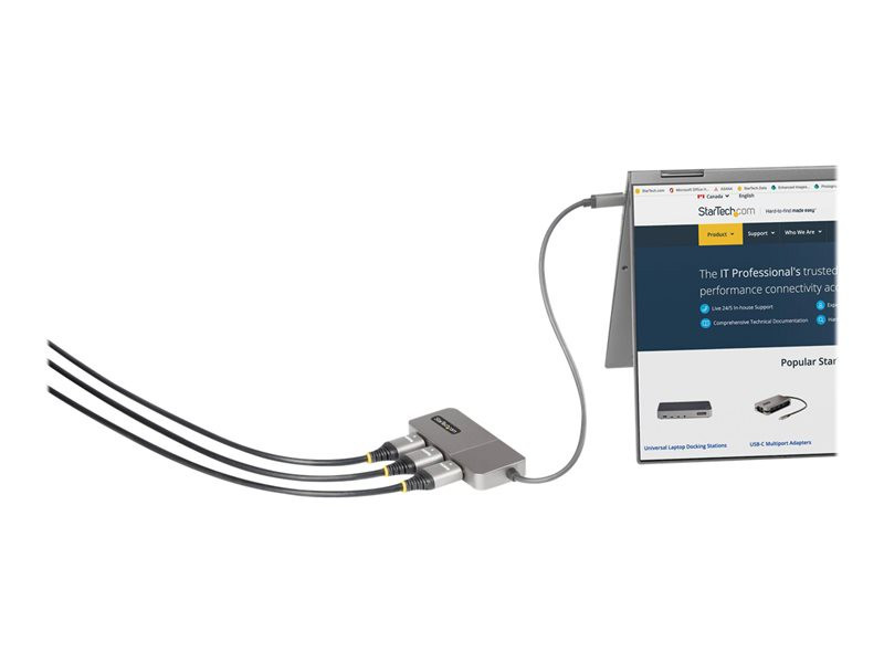 STARTECH 3-Port USB-C MST Hub 4K 60Hz