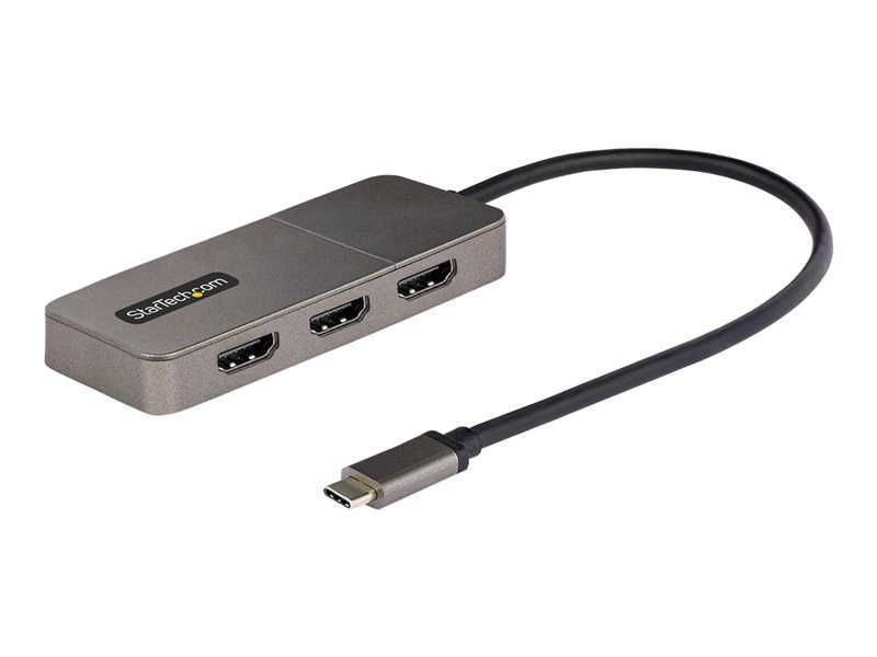 STARTECH 3-Port USB-C MST Hub 4K 60Hz