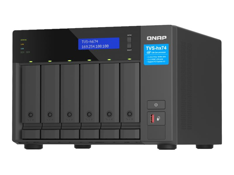 BildeQNAP TVS-H674-I5-32G QuTS NAS i5-12400
