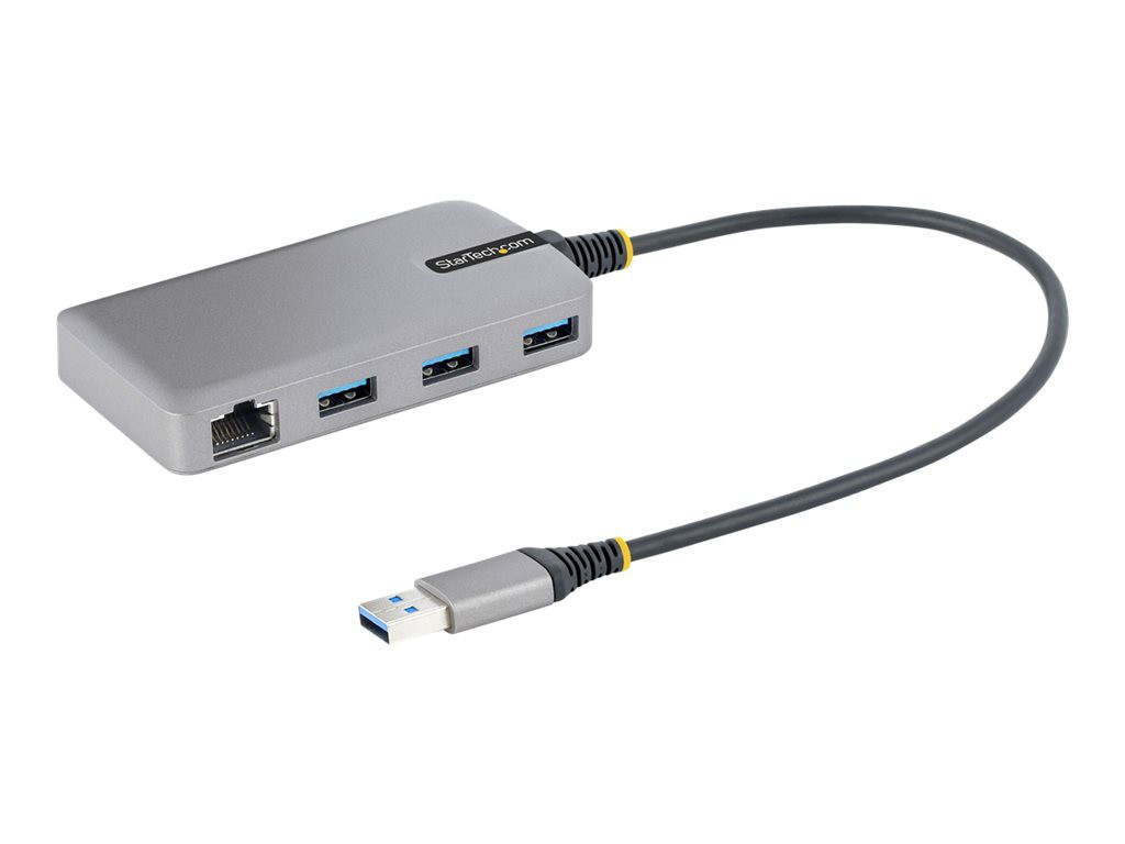 STARTECH 3-Port USB Hub w/ GbE Adapter