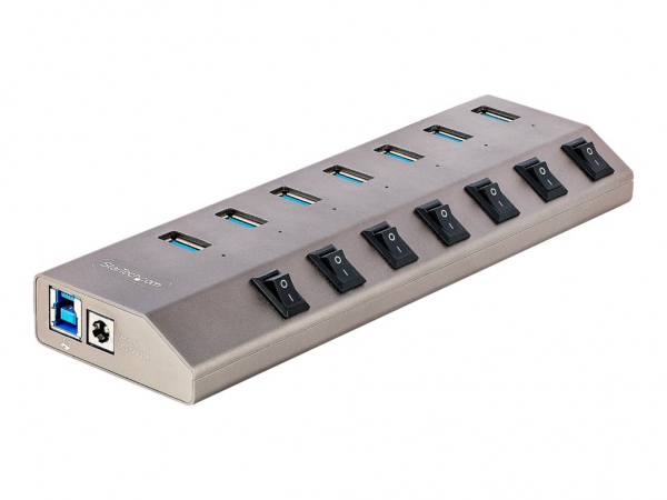 STARTECH 7-pt USB Hub w/On/Off Switches