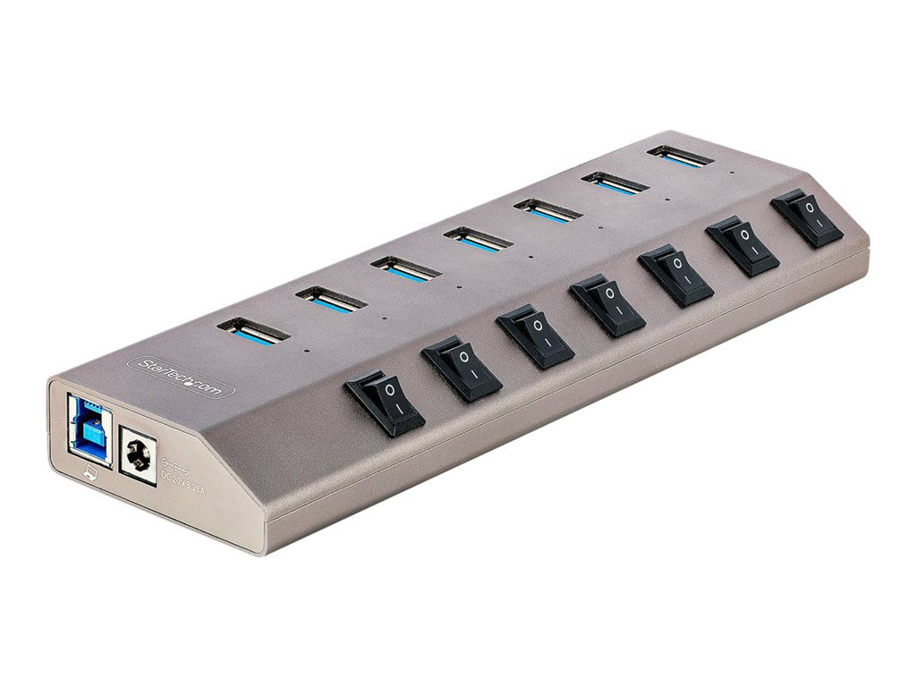STARTECH 7-pt USB Hub w/On/Off Switches