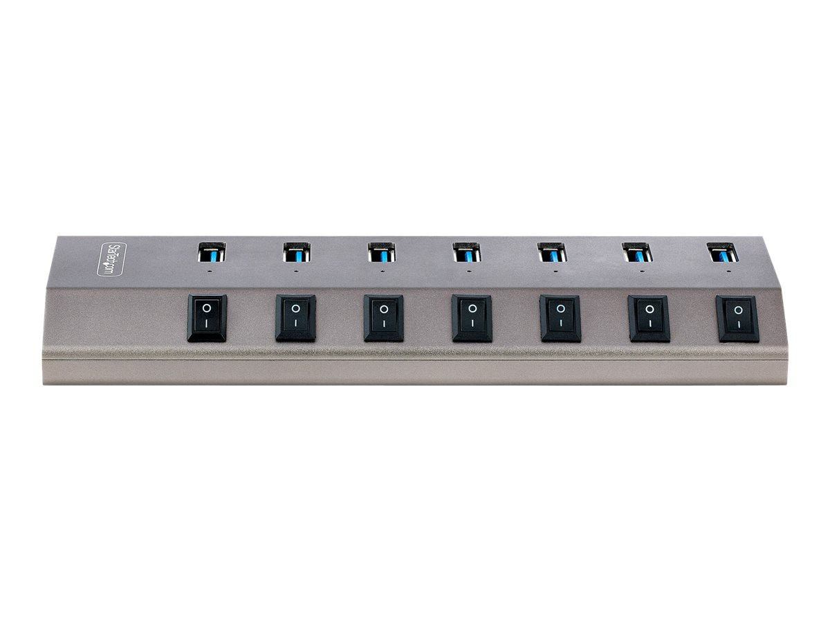 STARTECH 7-pt USB Hub w/On/Off Switches