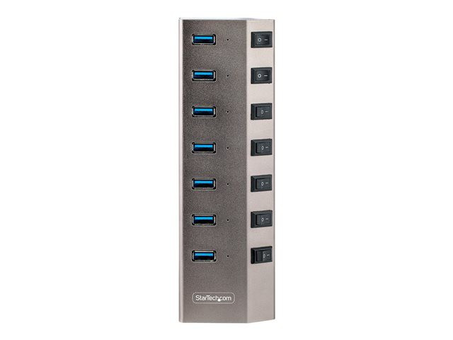 STARTECH 7-pt USB Hub w/On/Off Switches