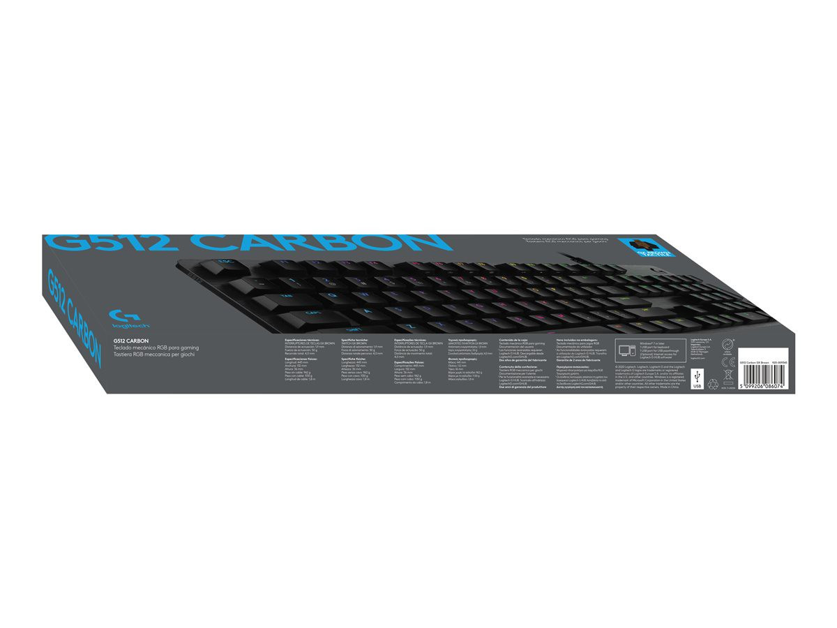 LOGI G512 RGB Mech Gaming Keyboard (DEU)
