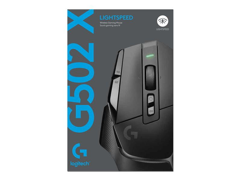LOGI G502 X LIGHTSPEED - BLACK/CORE EER2