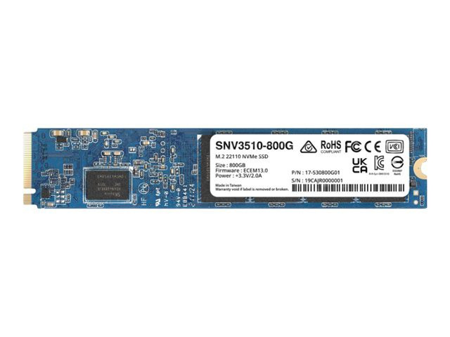 BildeSYNOLOGY SNV3410 800GB M.2 NVMe SSD