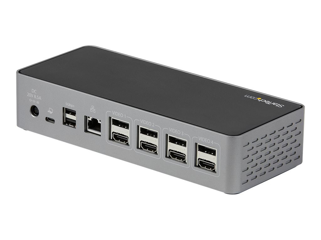 STARTECH Quad Monitor USB-C Dock 4K60