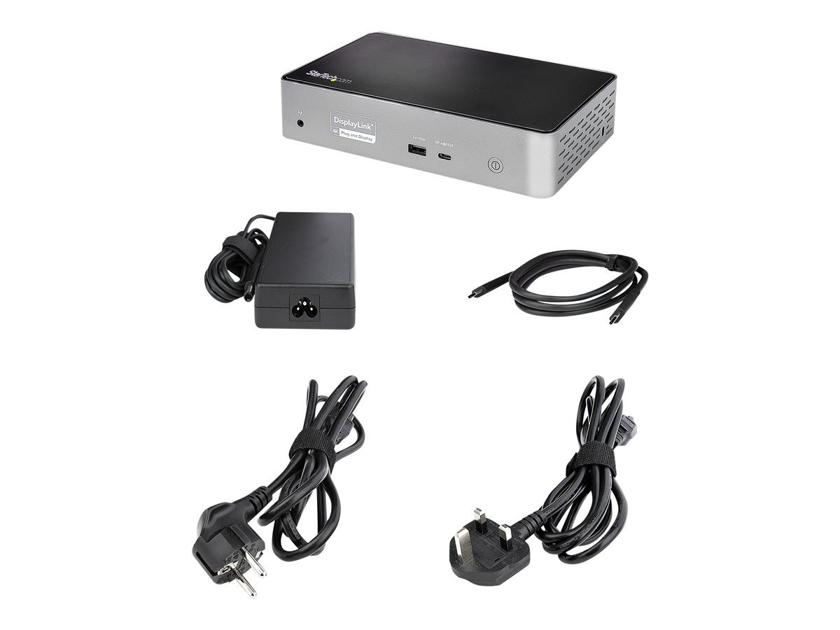 STARTECH Quad Monitor USB-C Dock 4K60