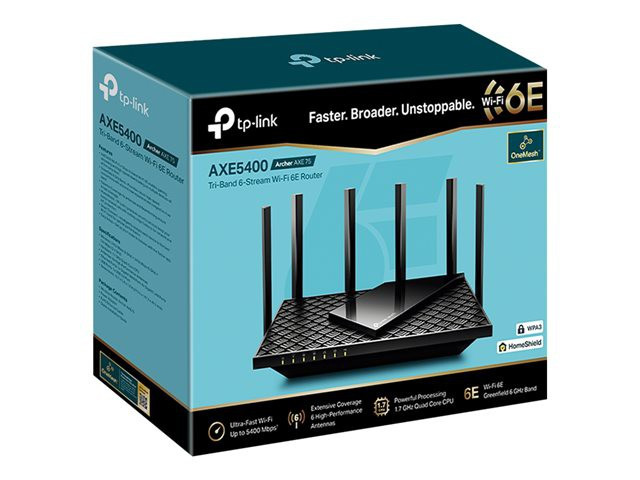 TP-LINK AX5400 Tri-Band Wi-Fi 6E Router