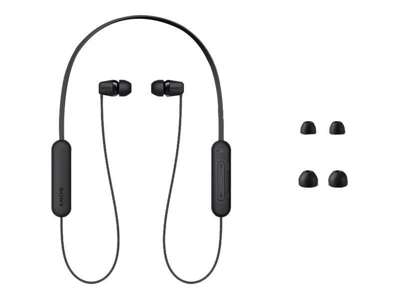 SONY WI-C100 black Bluetooth Headphones