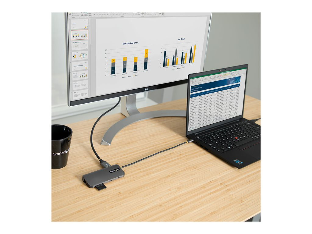 STARTECH USB C Multiport Adapter 4K 60Hz