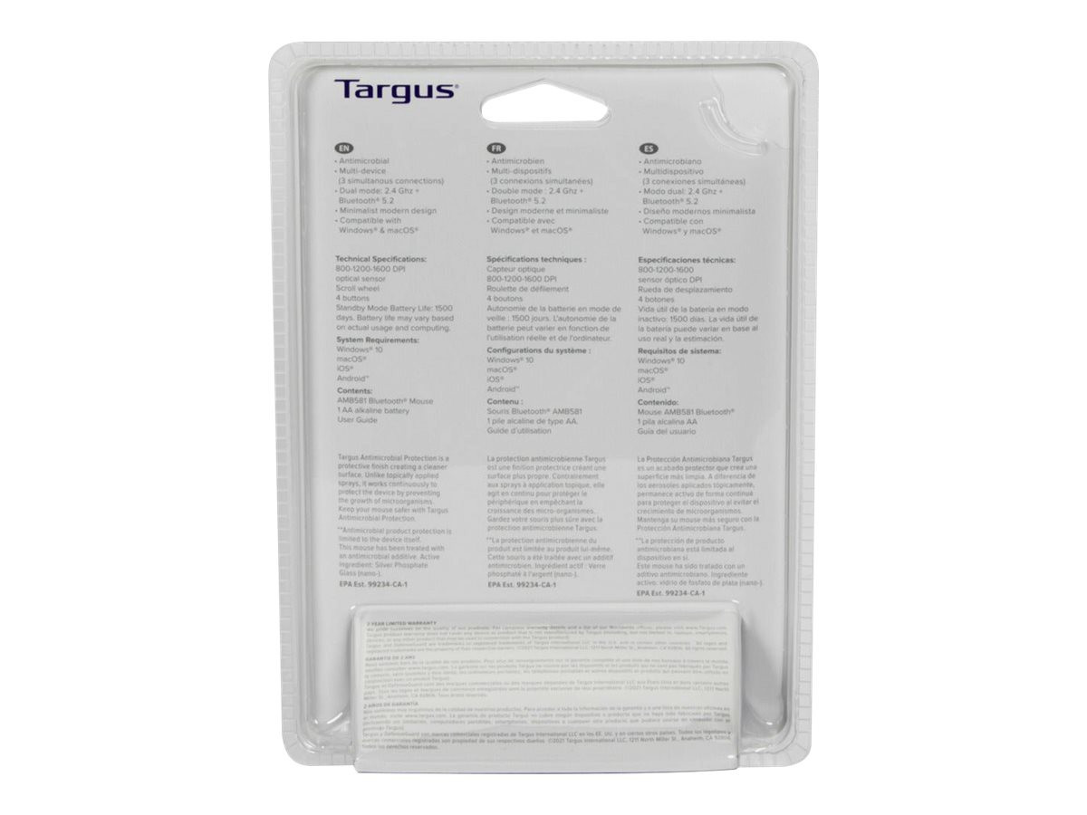 TARGUS Antimicrobial Optical Mouse