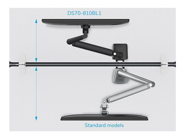 NEOMOUNTS Desk Mount ultra flat clamp