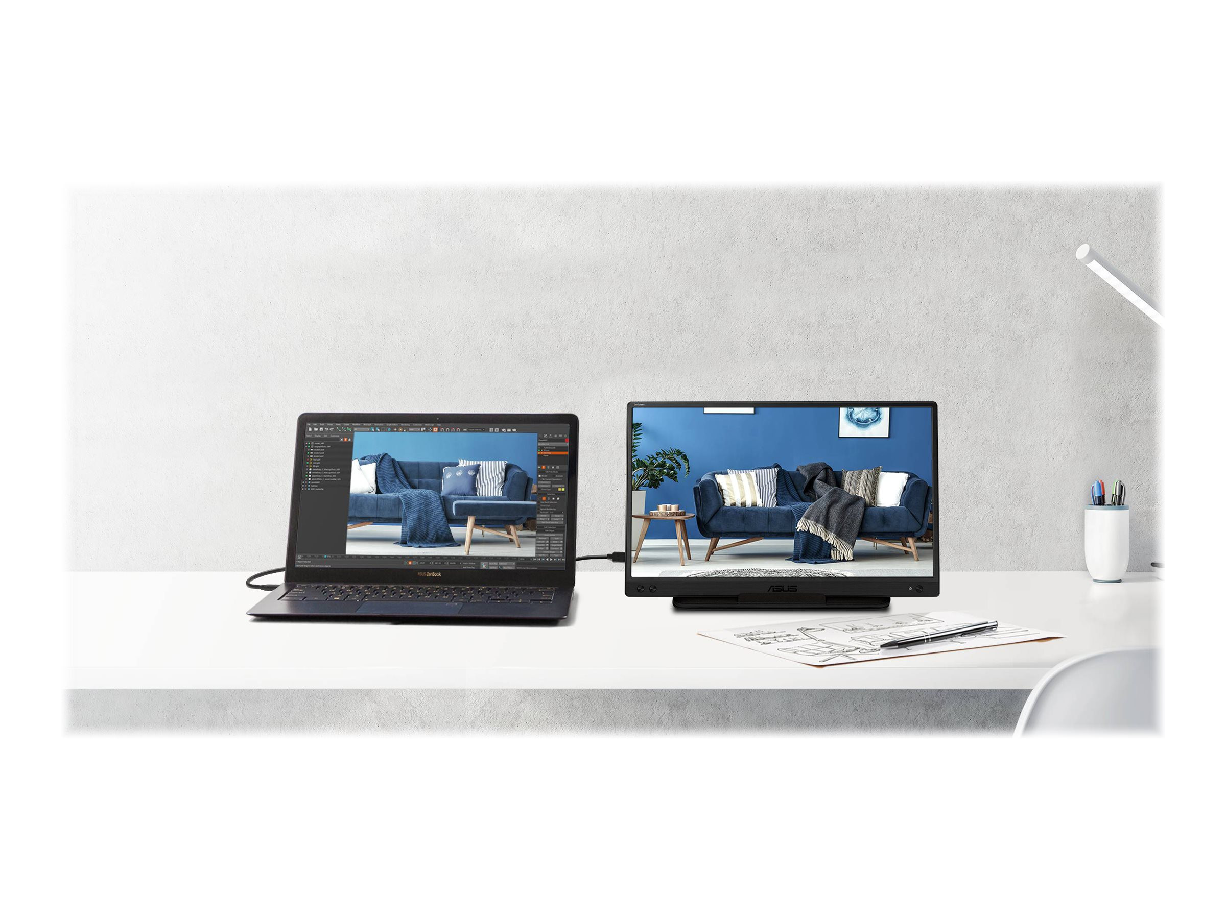 ASUS ZenScreen MB166C 15.6inch IPS FHD