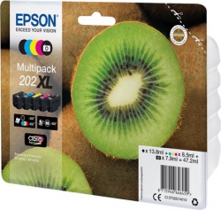 BildeEPSON Ink C13T02G74010 202XL Multipack Kiwi