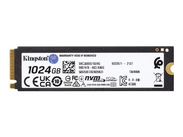 KINGSTON KC3000 1024GB M.2 PCIe
