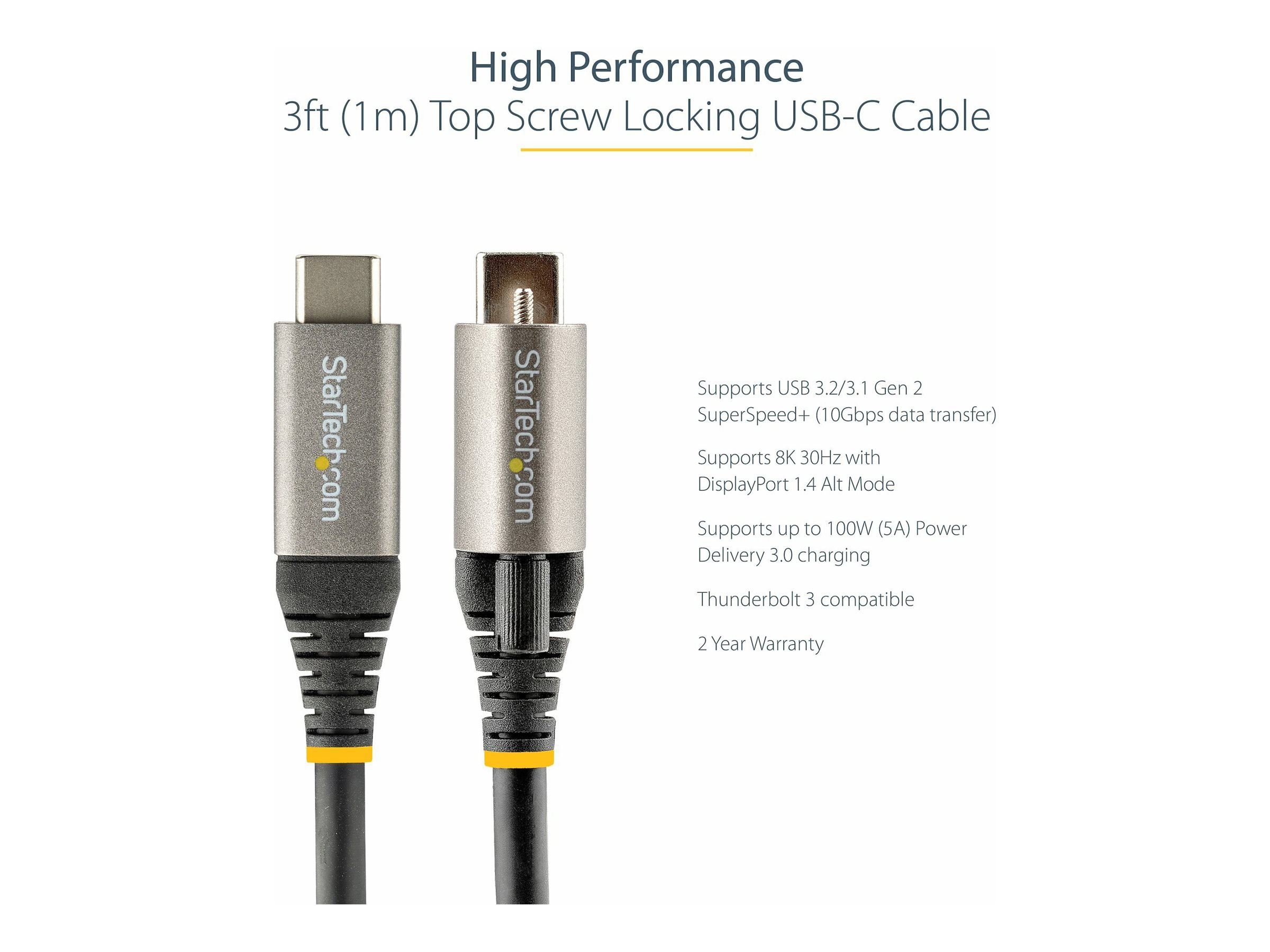 STARTECH 1m USB-C cable 10Gbit/s