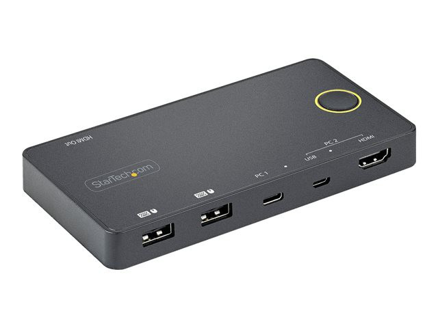 STARTECH 2 Port Hybrid USB-C KVM Switch