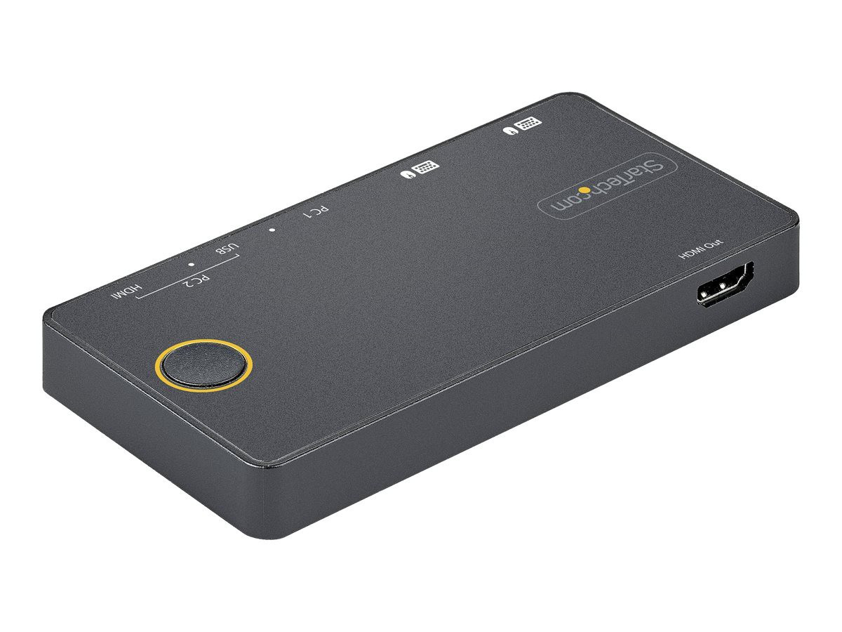 STARTECH 2 Port Hybrid USB-C KVM Switch