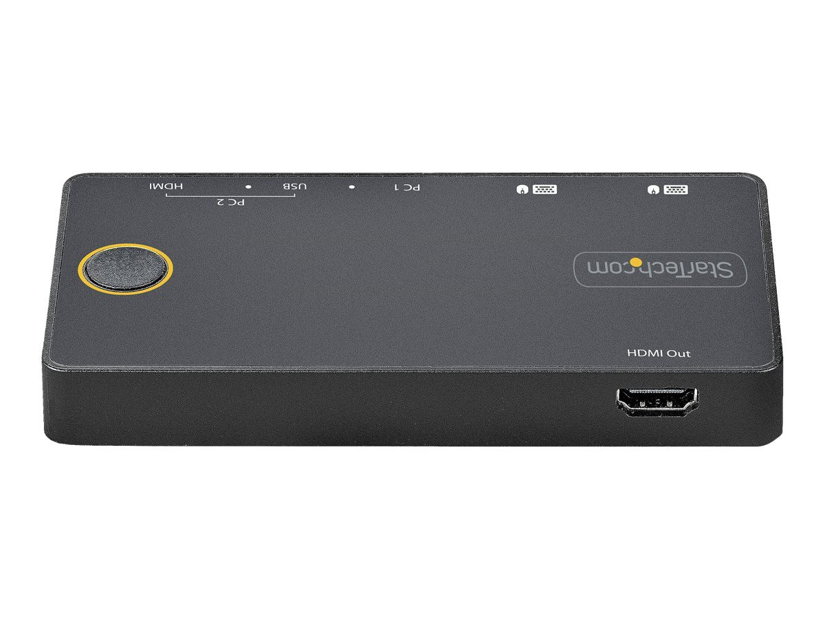 STARTECH 2 Port Hybrid USB-C KVM Switch