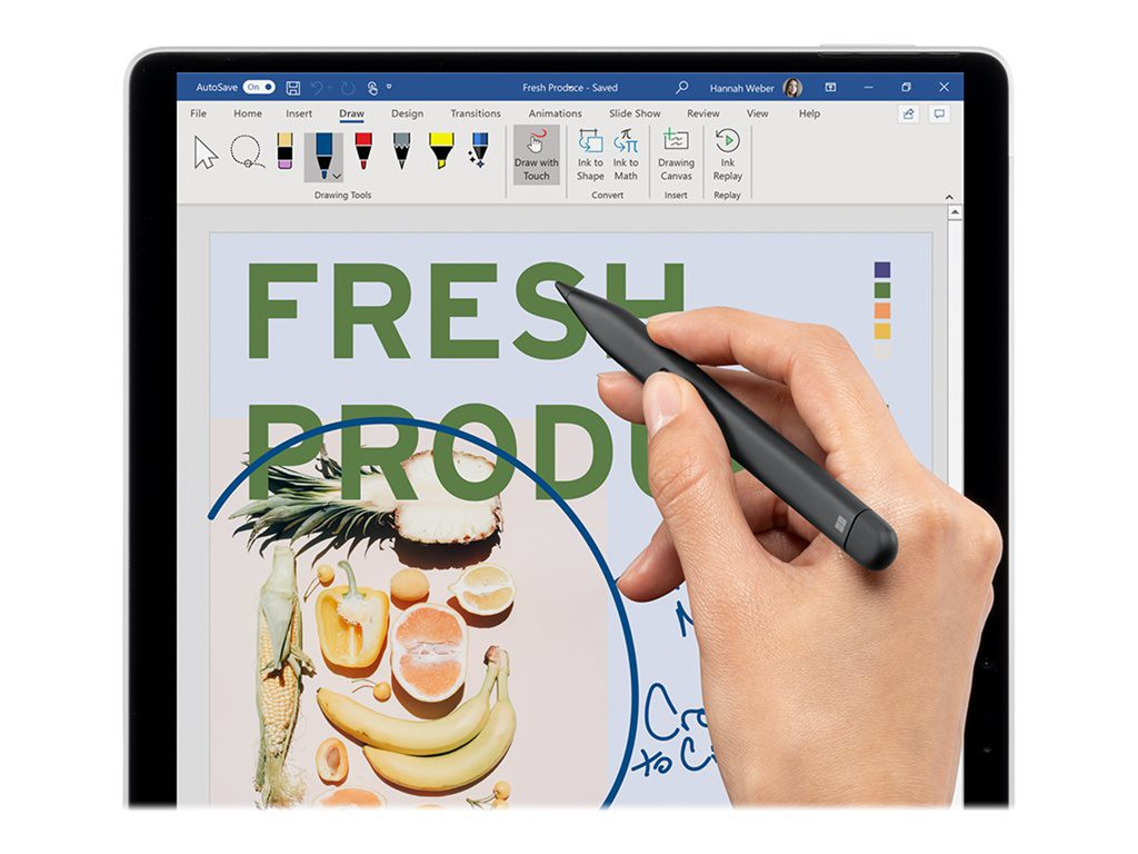 MS Srfc Slim Pen 2 Blk COMM DA/FI/NO/SV