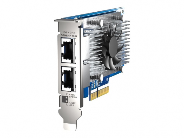 QNAP Dual-port 10GBASE-T 10GbE network