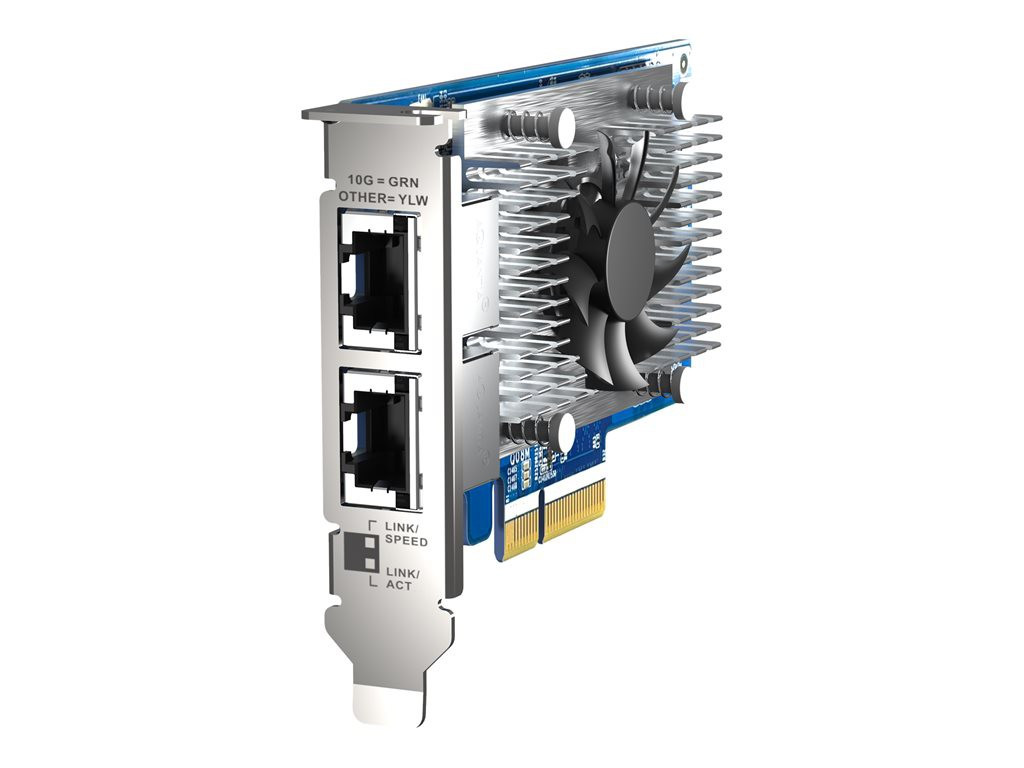 QNAP Dual-port 10GBASE-T 10GbE network