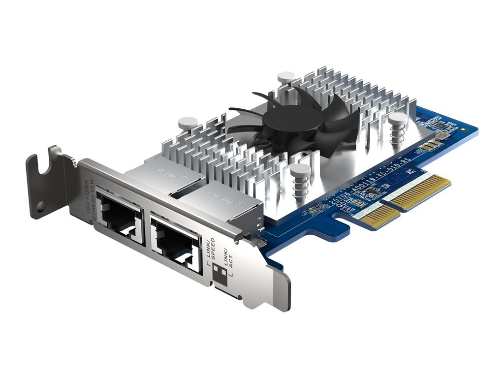 QNAP Dual-port 10GBASE-T 10GbE network