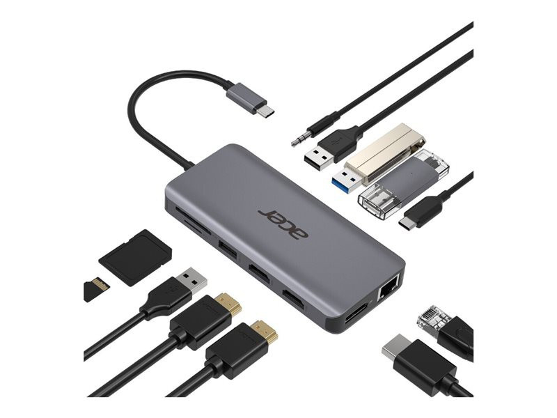 ACER 12-IN-1 TYPE-C DONGLE 2xUSB3.2 2xUS