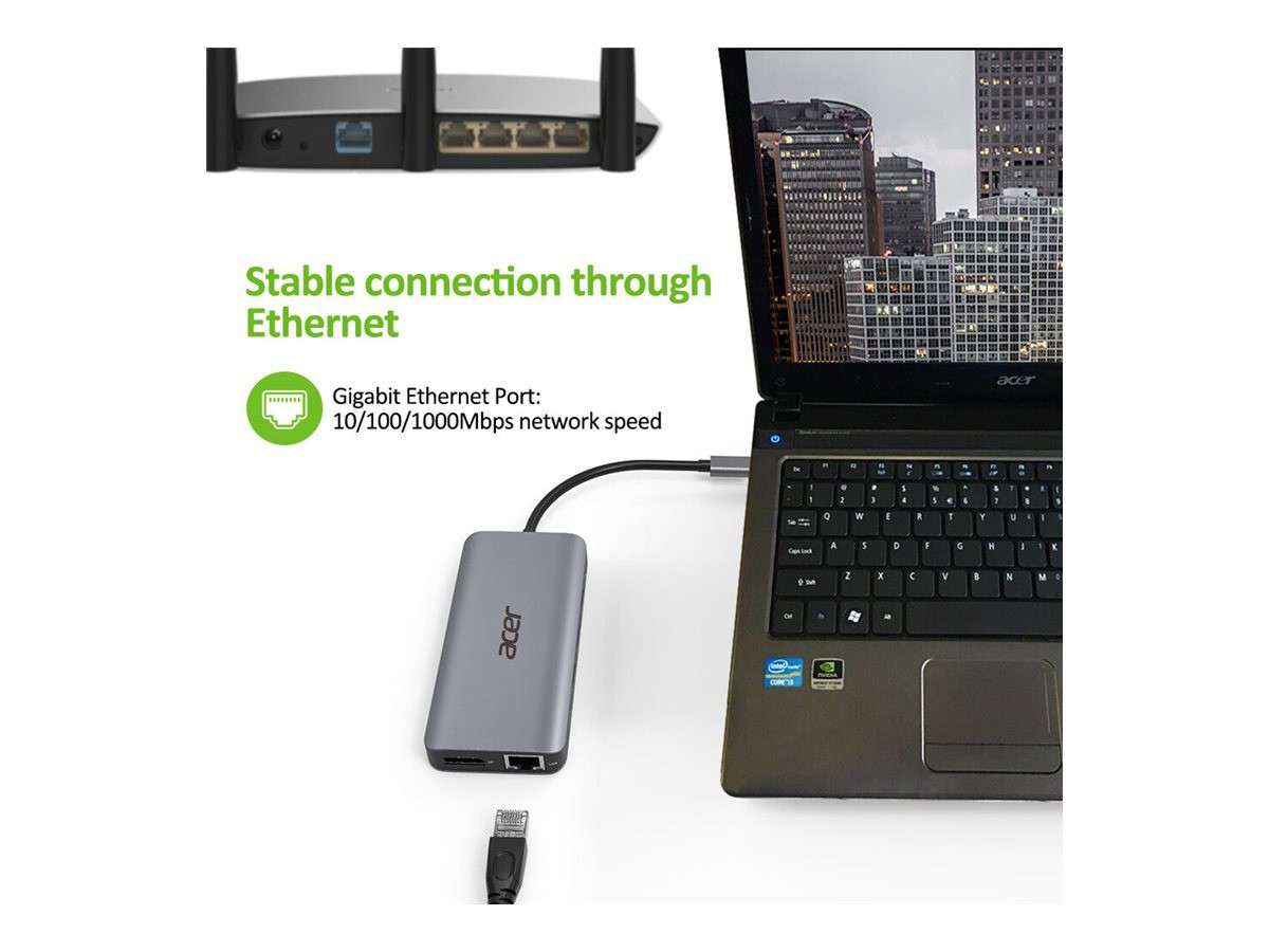 ACER 12-IN-1 TYPE-C DONGLE 2xUSB3.2 2xUS