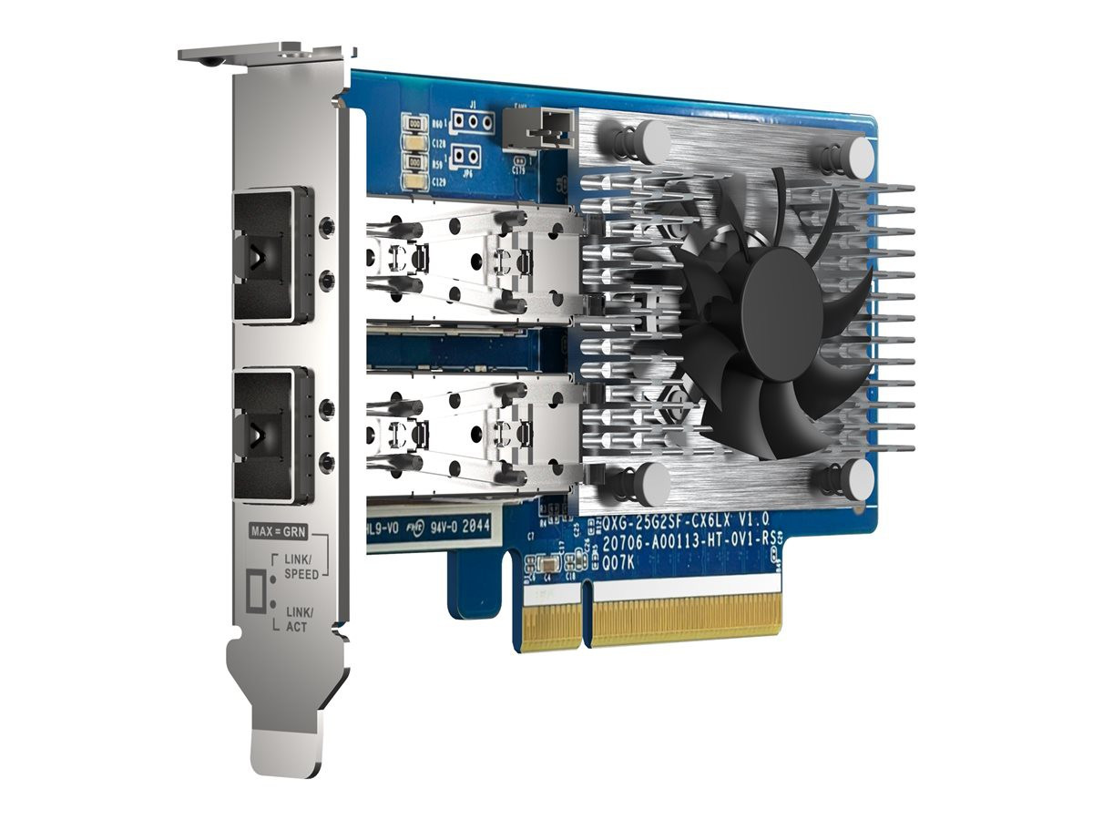 QNAP Dual-port SFP28 25GbE network