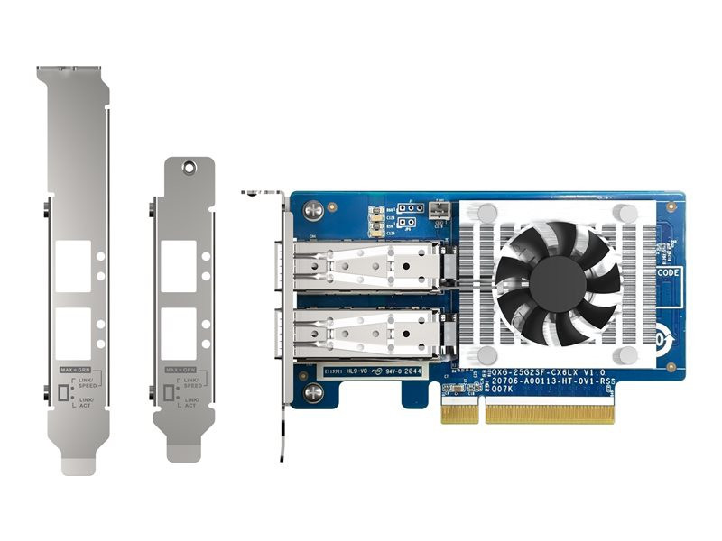 QNAP Dual-port SFP28 25GbE network
