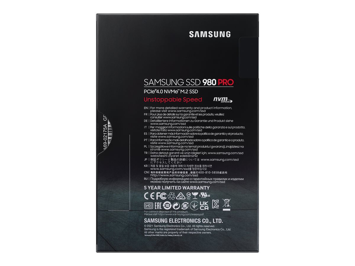SAMSUNG 980 PRO SSD 2TB M.2 NVMe