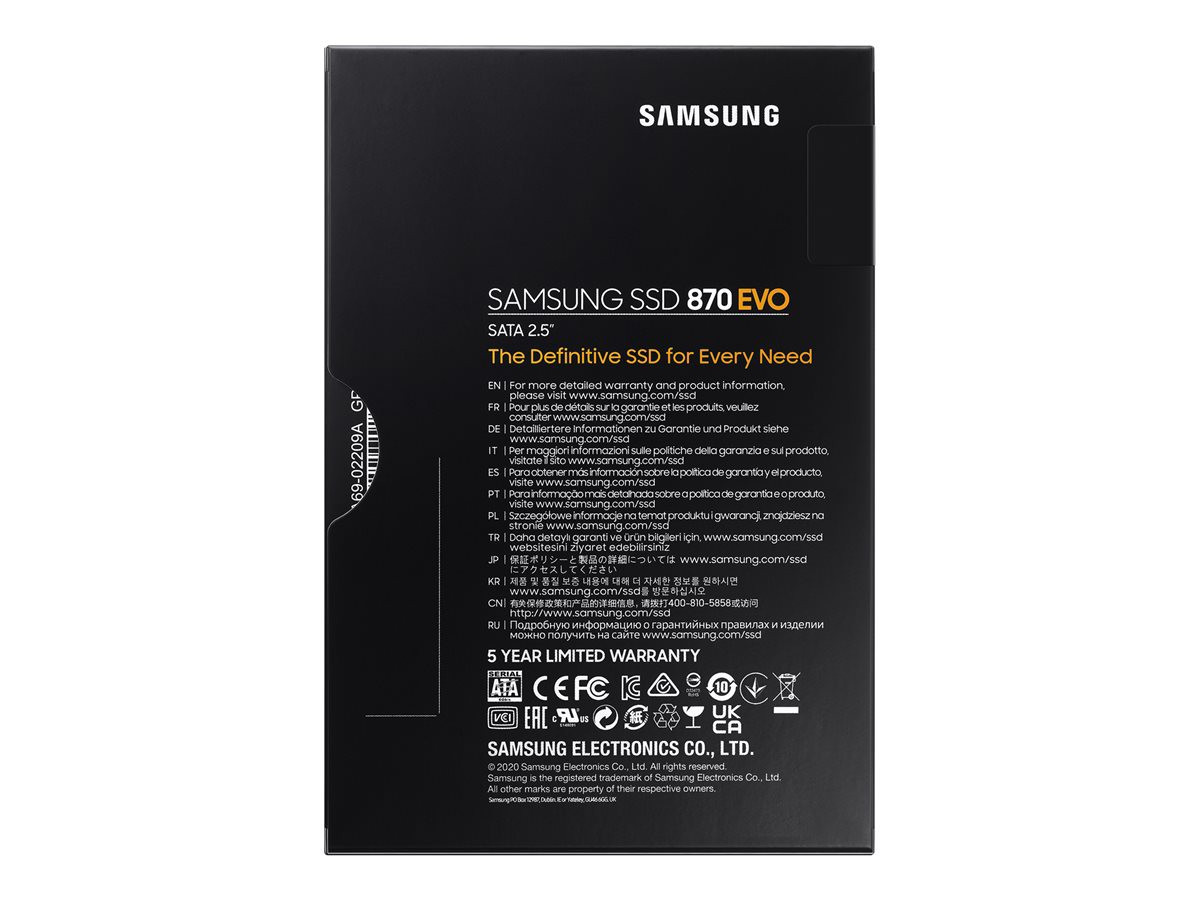 SAMSUNG 870 EVO 4TB SATA3 2.5inch SSD