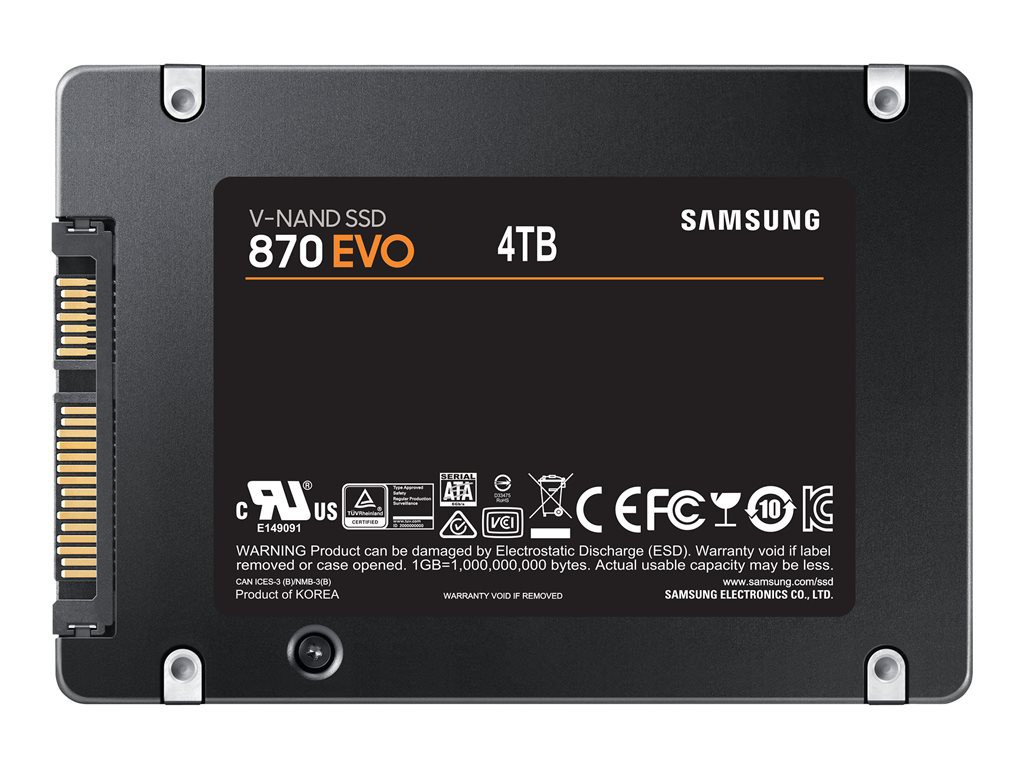 SAMSUNG 870 EVO 4TB SATA3 2.5inch SSD