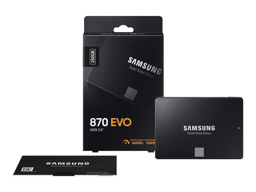 SAMSUNG 870 EVO 250GB SATA3 2.5inch SSD