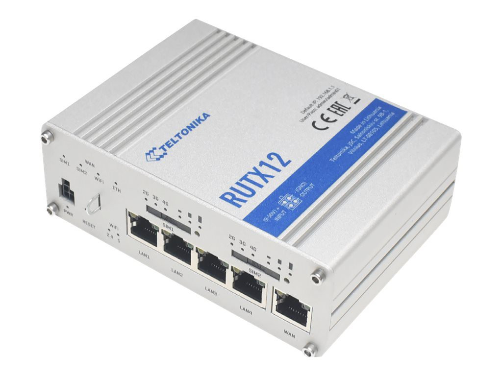 TELTONIKA RUTX12 Industrial 4G LTE