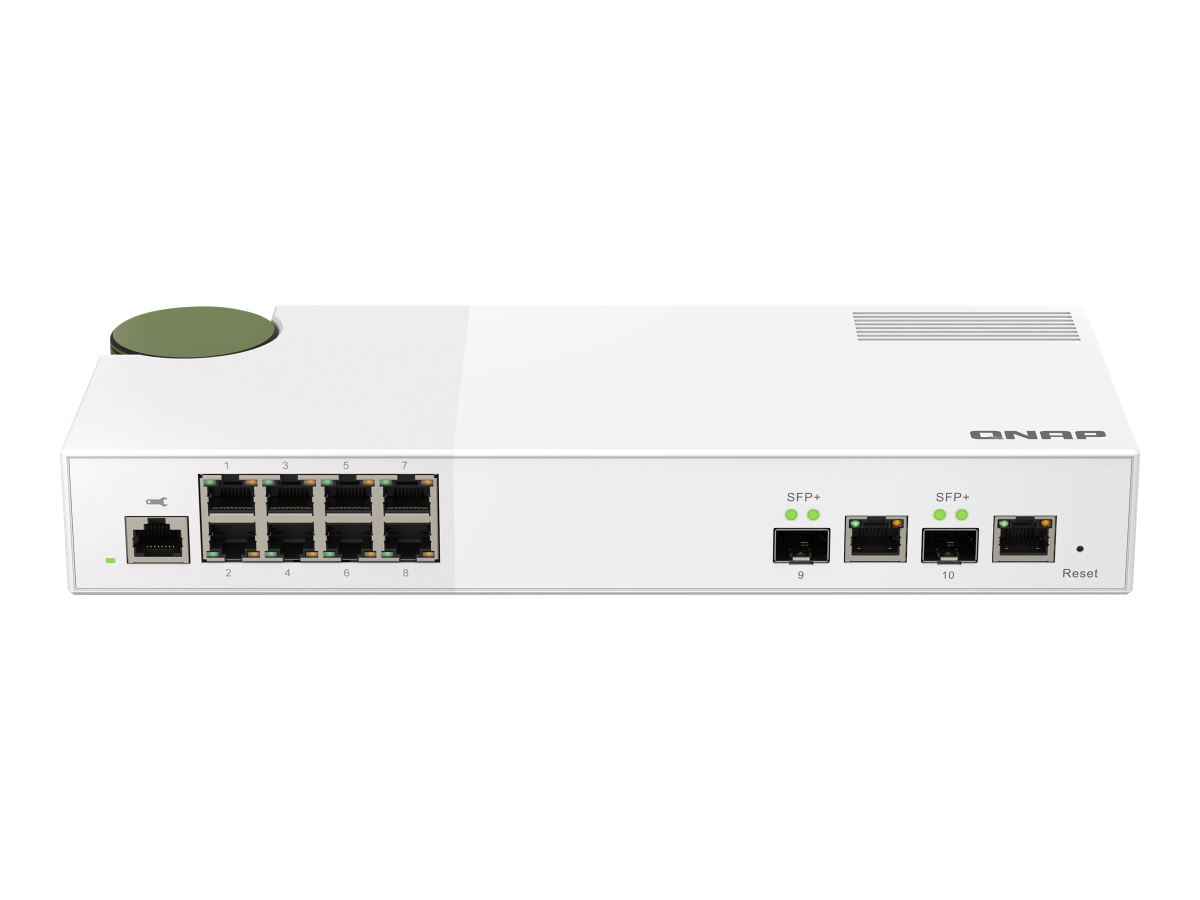 QNAP QSW-M2108-2C 8 port 2.5Gbps 2 port