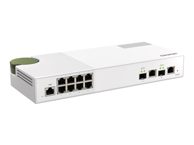 QNAP QSW-M2108-2C 8 port 2.5Gbps 2 port