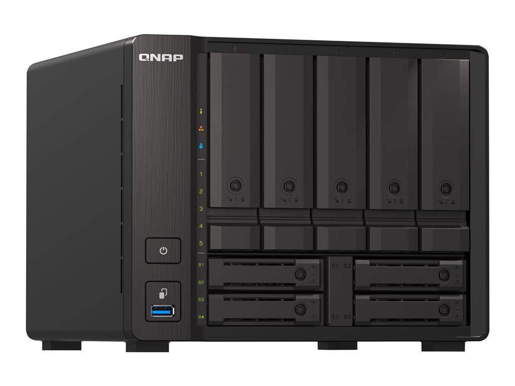 QNAP 9-bay NAS AMD Ryzen V1500B 8GB