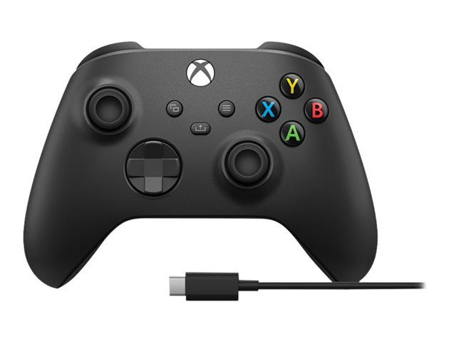 MS Xbox Controller with USB cable to PC