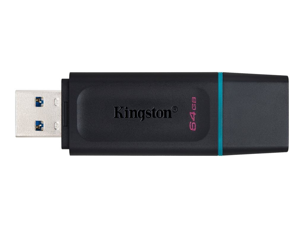 KINGSTON 64GB USB3.2 Gen 1 DT Bk+Teal