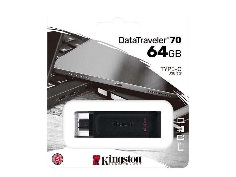 KINGSTON 64GB USB-C 3.2 Gen 1 DT 70