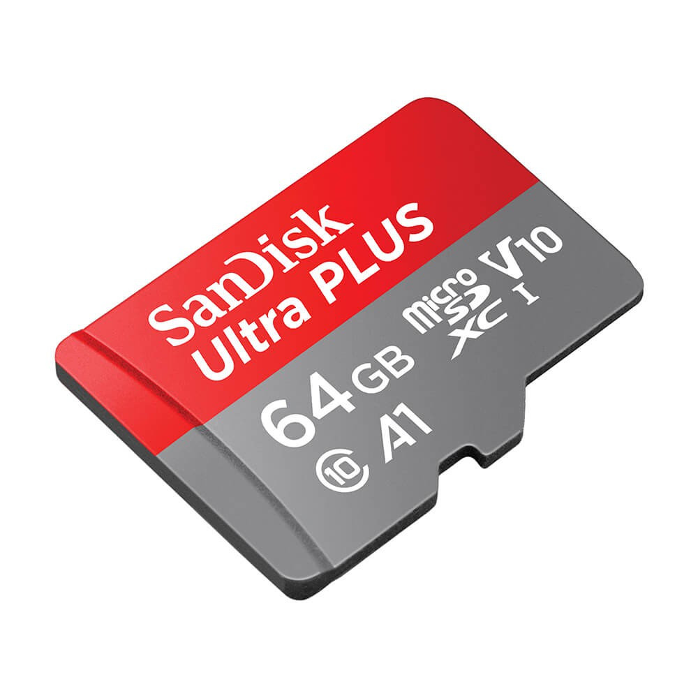 SANDISK MicroSDXC Ultra Plus 64GB 150MB/s A1 C10 UHS-1