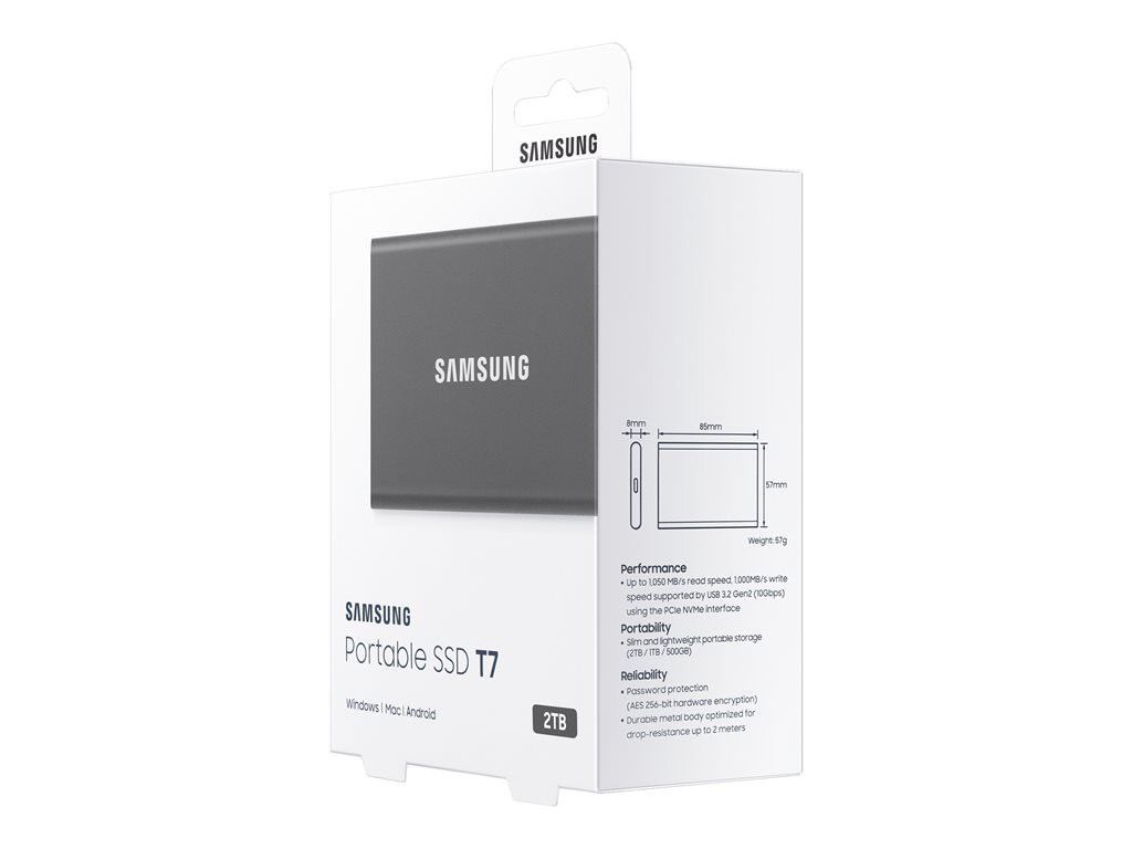 SAMSUNG Portable SSD T7 2TB grey