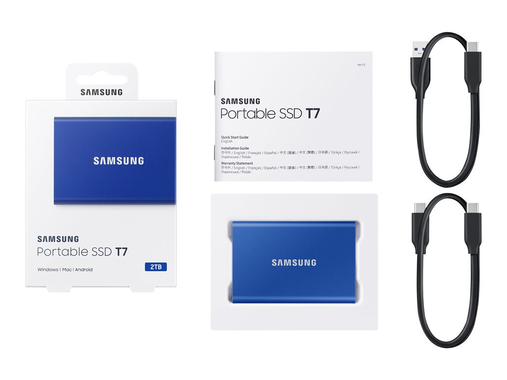 SAMSUNG Portable SSD T7 2TB blue
