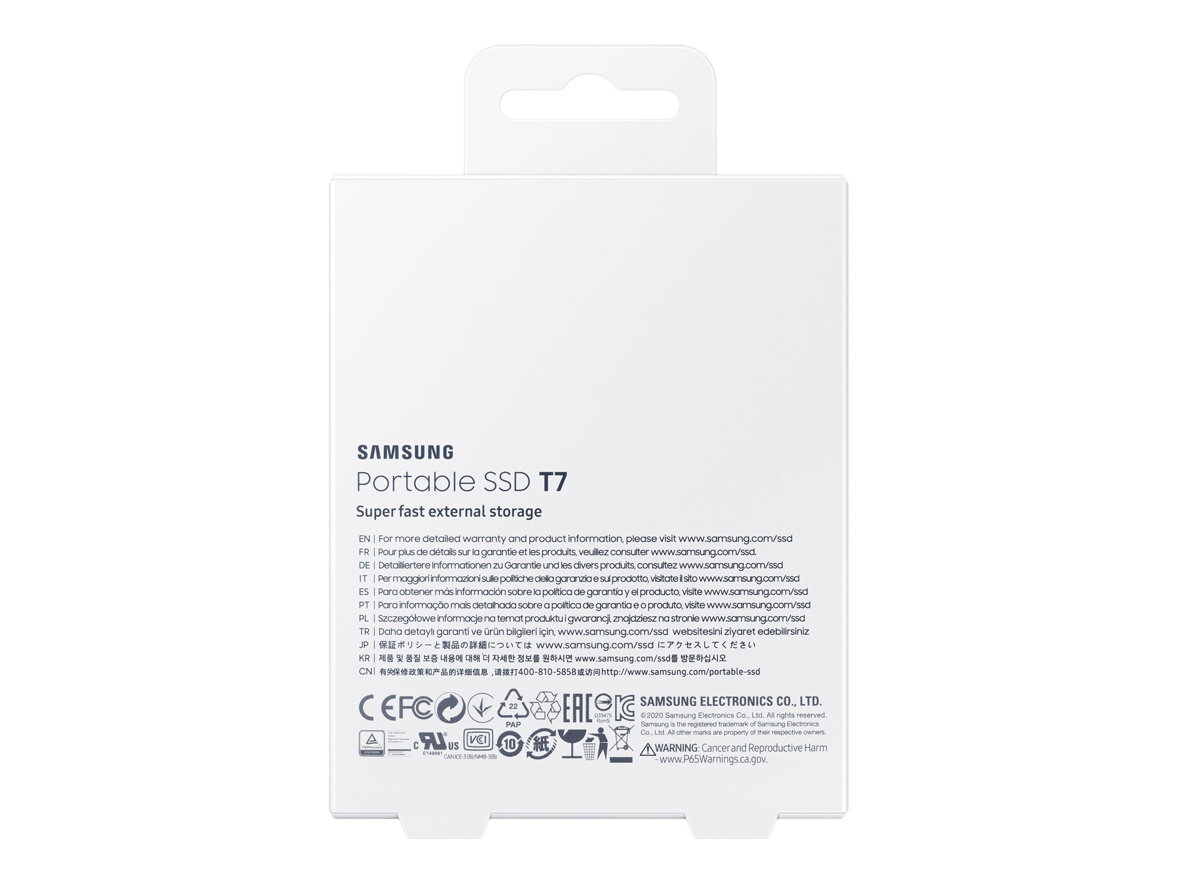 SAMSUNG Portable SSD T7 1TB grey