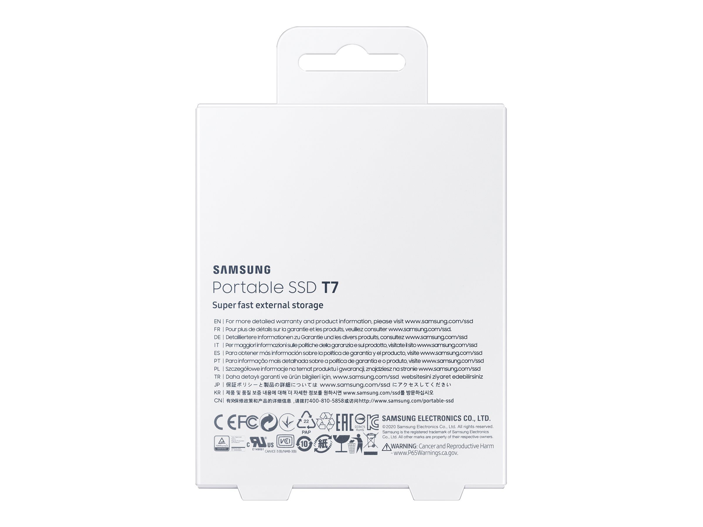 SAMSUNG Portable SSD T7 1TB blue